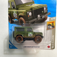 Hot Wheels 1/64 Land Rover Defender 90 Green