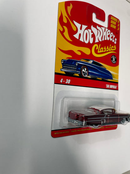 Hot Wheels 1/64 Classics ‘58 Impala Red