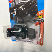 Hot Wheels 1/64 ‘19 Chevy Silverado Trail Boss LT Black - Damaged Card