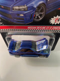 Hot Wheels 1/64 RLC Nissan Skyline GT-R ( BNR34) Blue