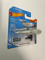 Hot Wheels 1/64 U.S.S. enterprise NCC-1701 Short Card White