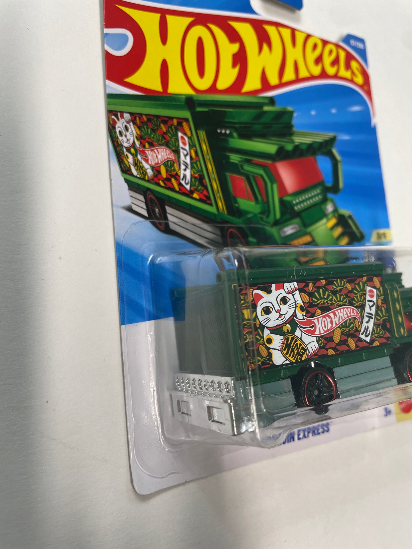 Hot Wheels 1/64 Raijin Express Green