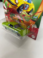 Hot Wheels 1/64 Spring ‘70 Dodge Hemi Challenger Green - Damaged Card