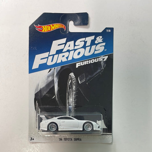 Hot Wheels 1/64 Fast And Furious ‘94 Toyota Supra White
