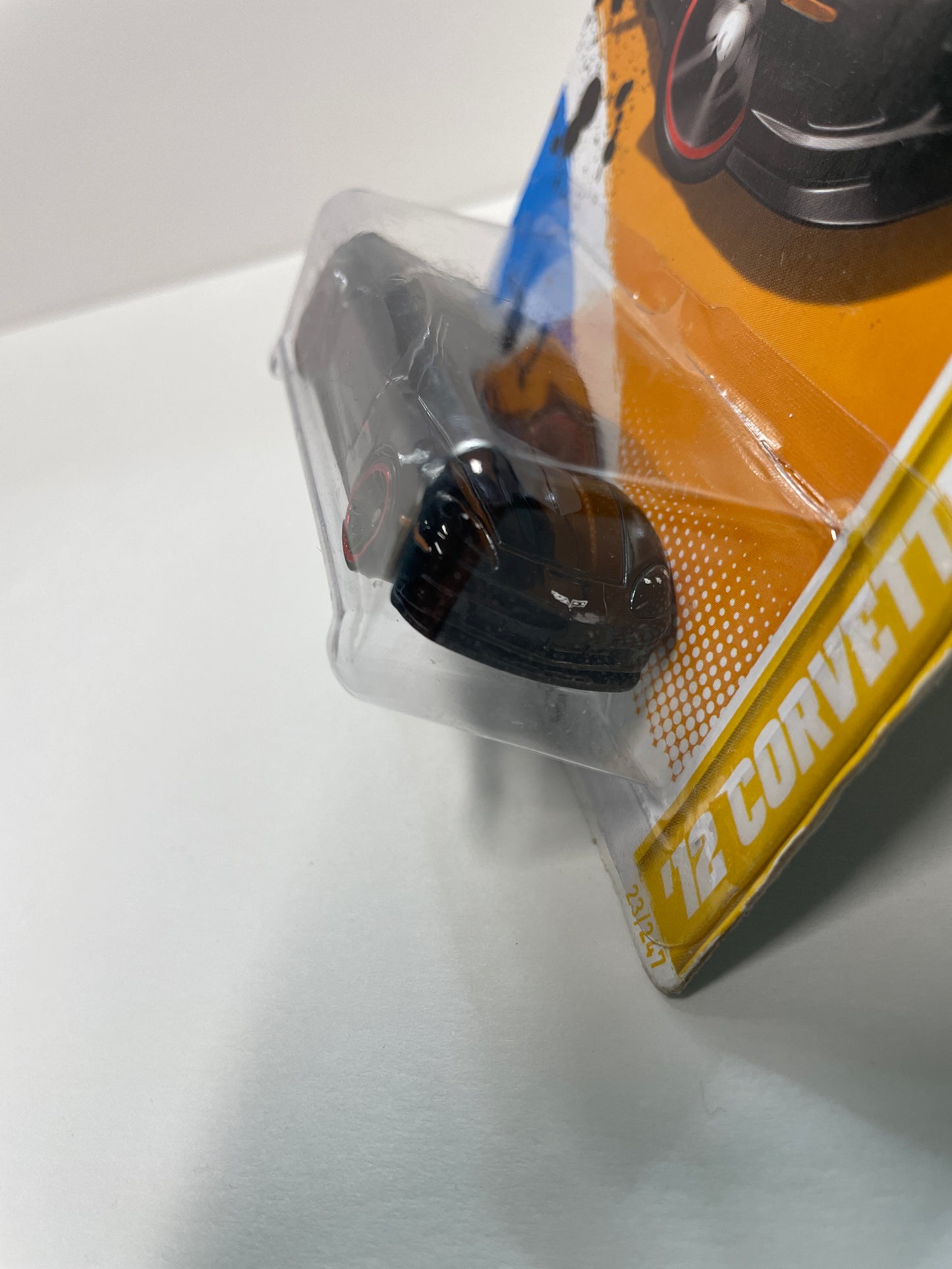 Hot Wheels 1/64 ‘12 Corvette Z06 Black - Damaged Box
