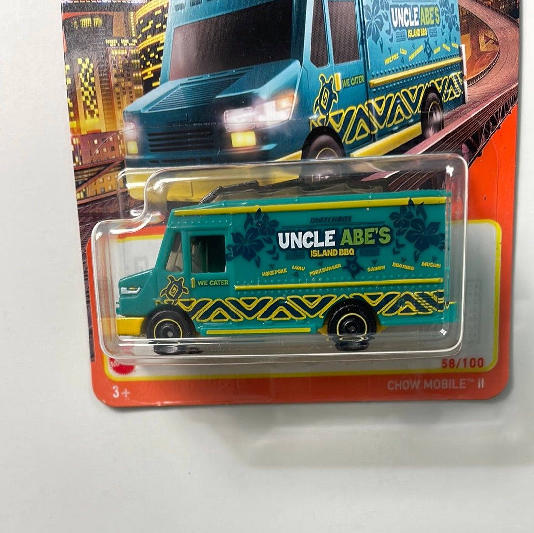 Matchbox 1/64 Chow Mobile ll Green & Yellow