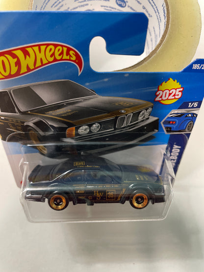 Hot Wheels 1/64 BMW 635 CSI Short Card Black