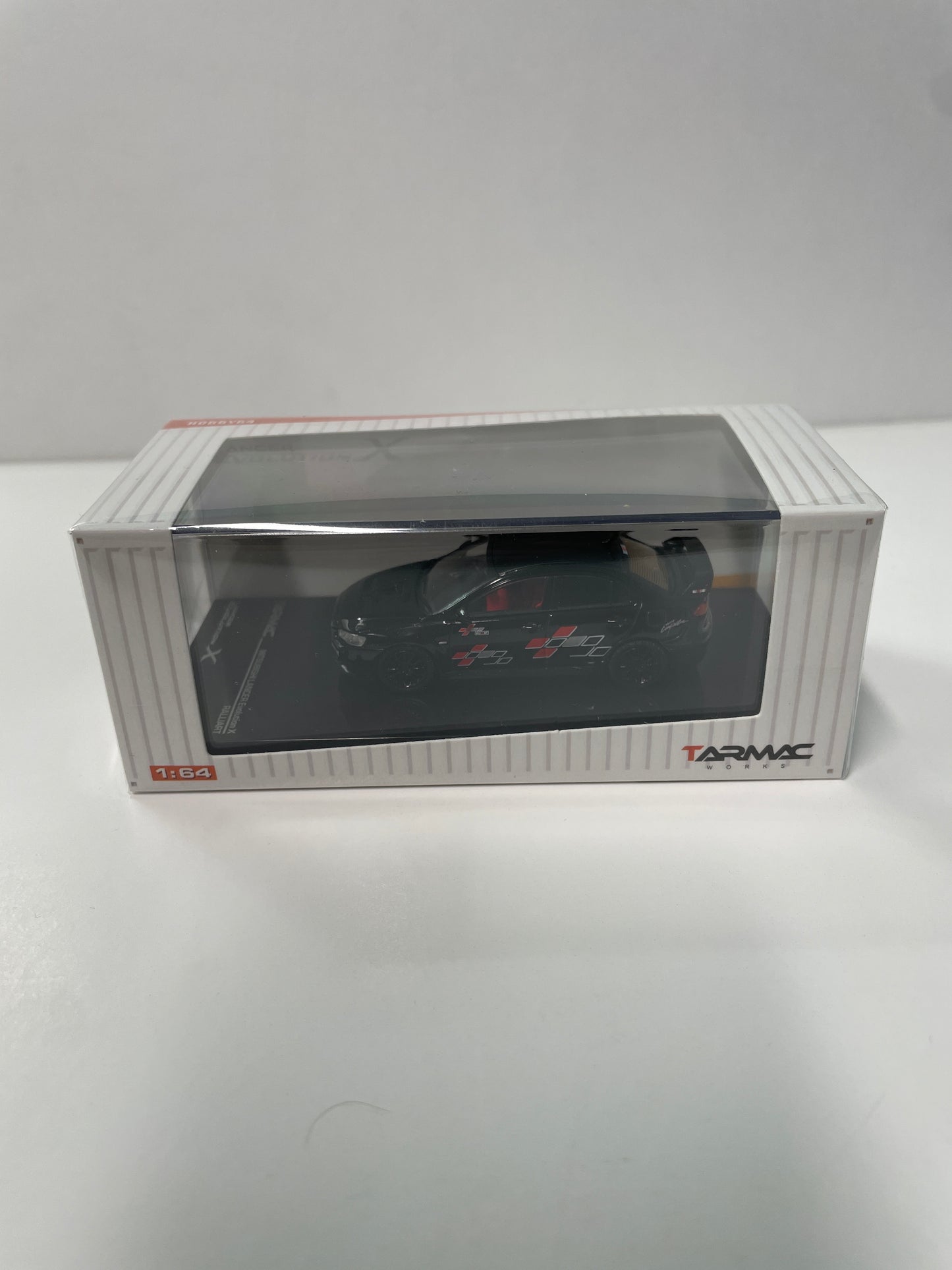Tarmac Works Hobby64 1/64 Mitsubishi Lancer Evolution X Ralliart Black