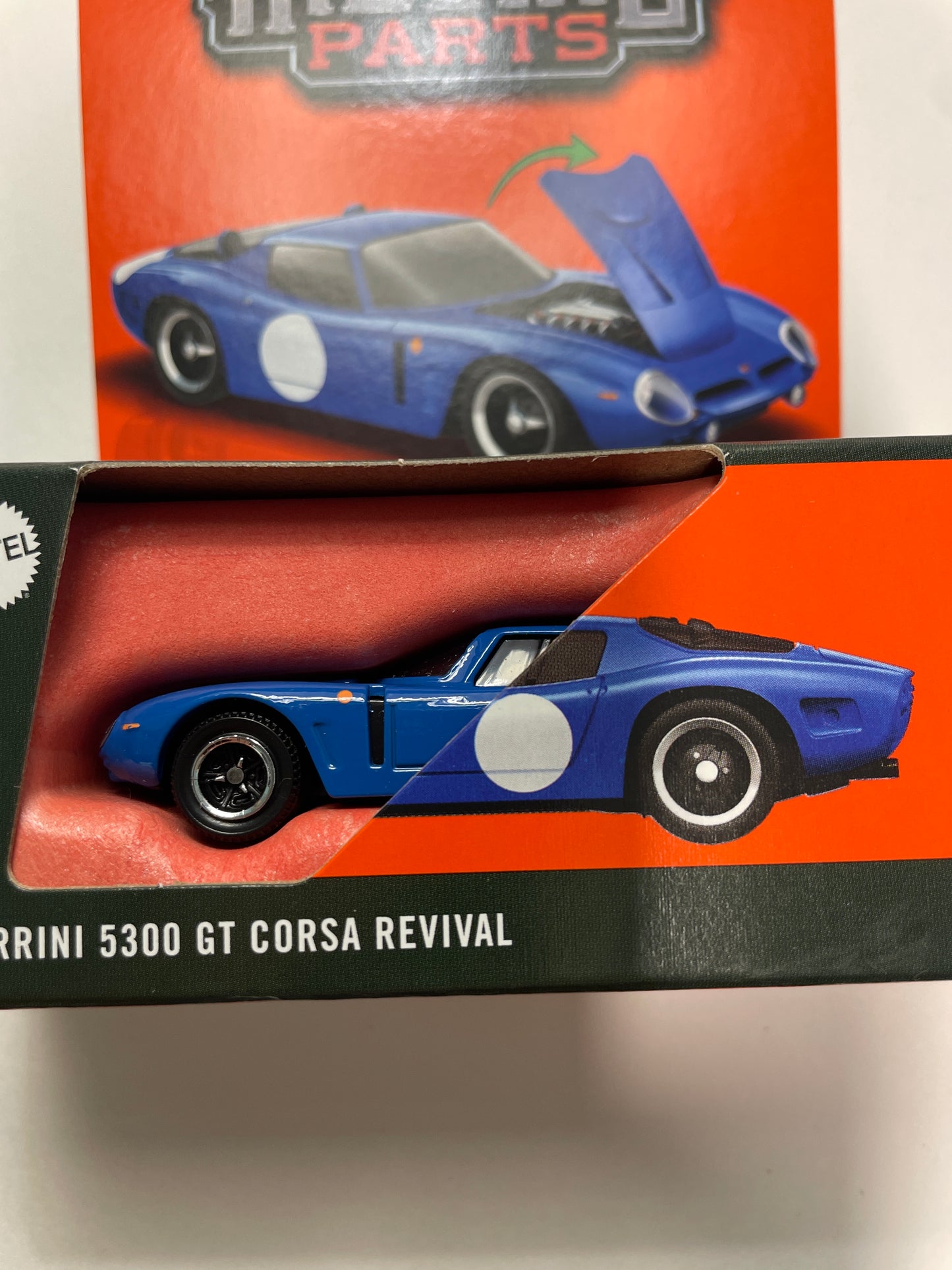 Matchbox 1/64 Moving Parts Bizzarrini 5300 GT Corsa Revival Blue