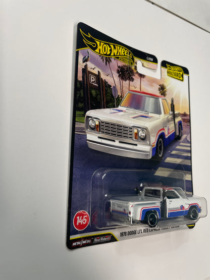 Hot Wheels 1/64 2026 Boulevard Mix F 1978 Dodge Li'L Express Truck/ Camion White & Blue - JHW27