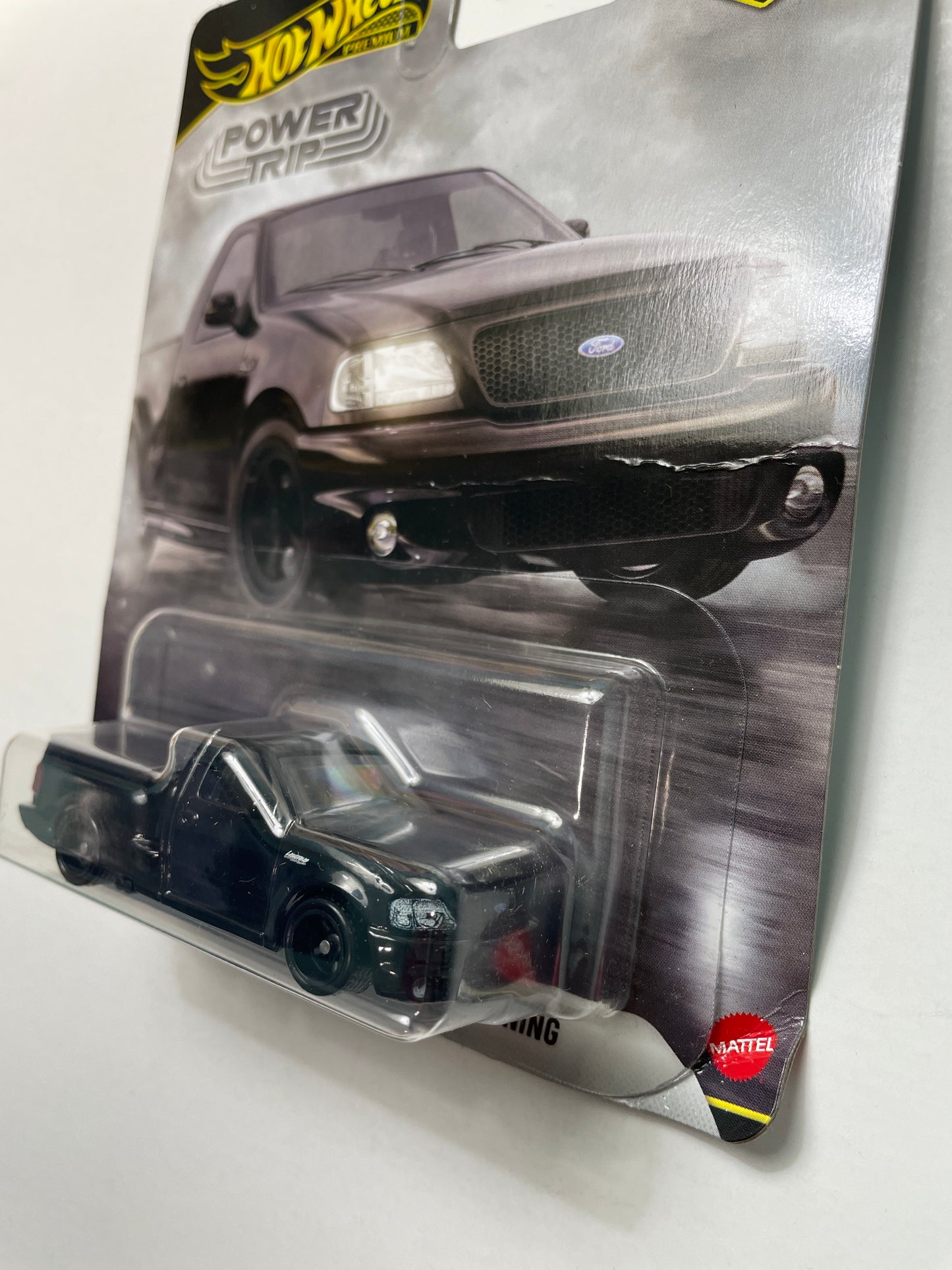 Hot Wheels 1/64 Car Culture 2026 Power Trip '99 Ford F-150 SVT Lightning Black - JKF33 - Damaged Box