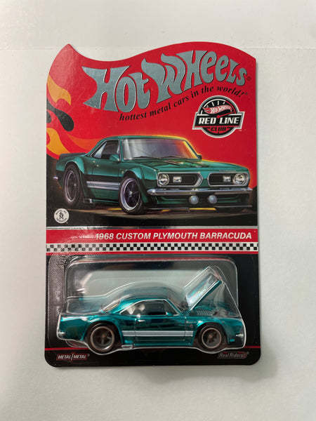 Hot Wheels 1/64 RLC 1968 Custom Plymouth Barracuda Blue