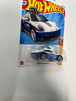 Hot Wheels 1/64 Porsche 911 Rallye Blue & White