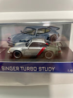 Ghost Player 1/64 Singer Turbo Study Cyberpunk Livery Silver