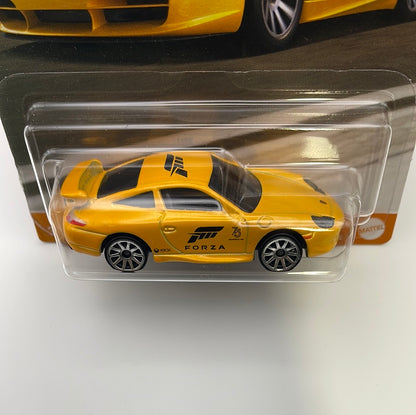 Hot Wheels 1/64 Forza Porsche 911 GT3 Yellow - Damaged Card