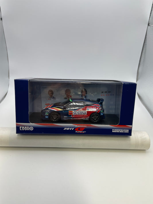 Ebbro 1/43 Honda CR-Z Legend Cup 2011 Blue