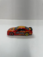 *Loose* Hot Wheels 1/64 Premium Car Culture Team Transport Nissan Silvia S15 HKS w/ Aero Lift Red & Yellow