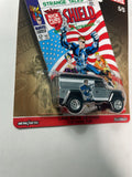 Hot Wheels 1/64 Pop Culture Marvel Land Rover Defender 110 Hard Top Silver