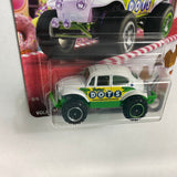 Matchbox 1/64 Candy Series Volkswagen Beetle 4x4 White & Green - Dots