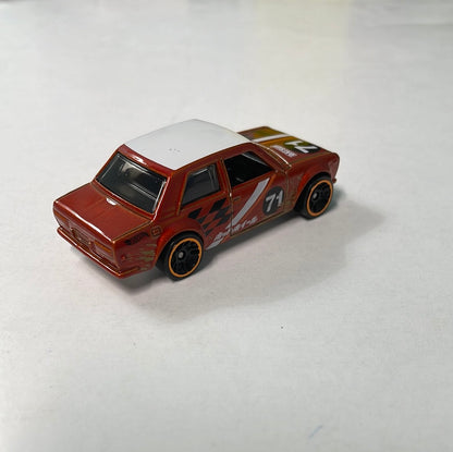 *Loose* Hot Wheels 1/64 Mystery Models ‘71 Datsun 510 Orange