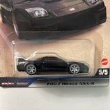 Hot Wheels 1/64 Fast & Furious Mix E 2003 Honda NSX-R Black - Damaged Box