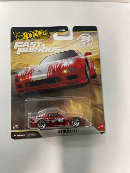 Hot Wheels 1/64 Fast & Furious Mix P 1995 Mazda RX-7 Red - JHW71