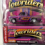 Auto World 1/64 Lowriders 1983 Chevrolet Silverado Purple