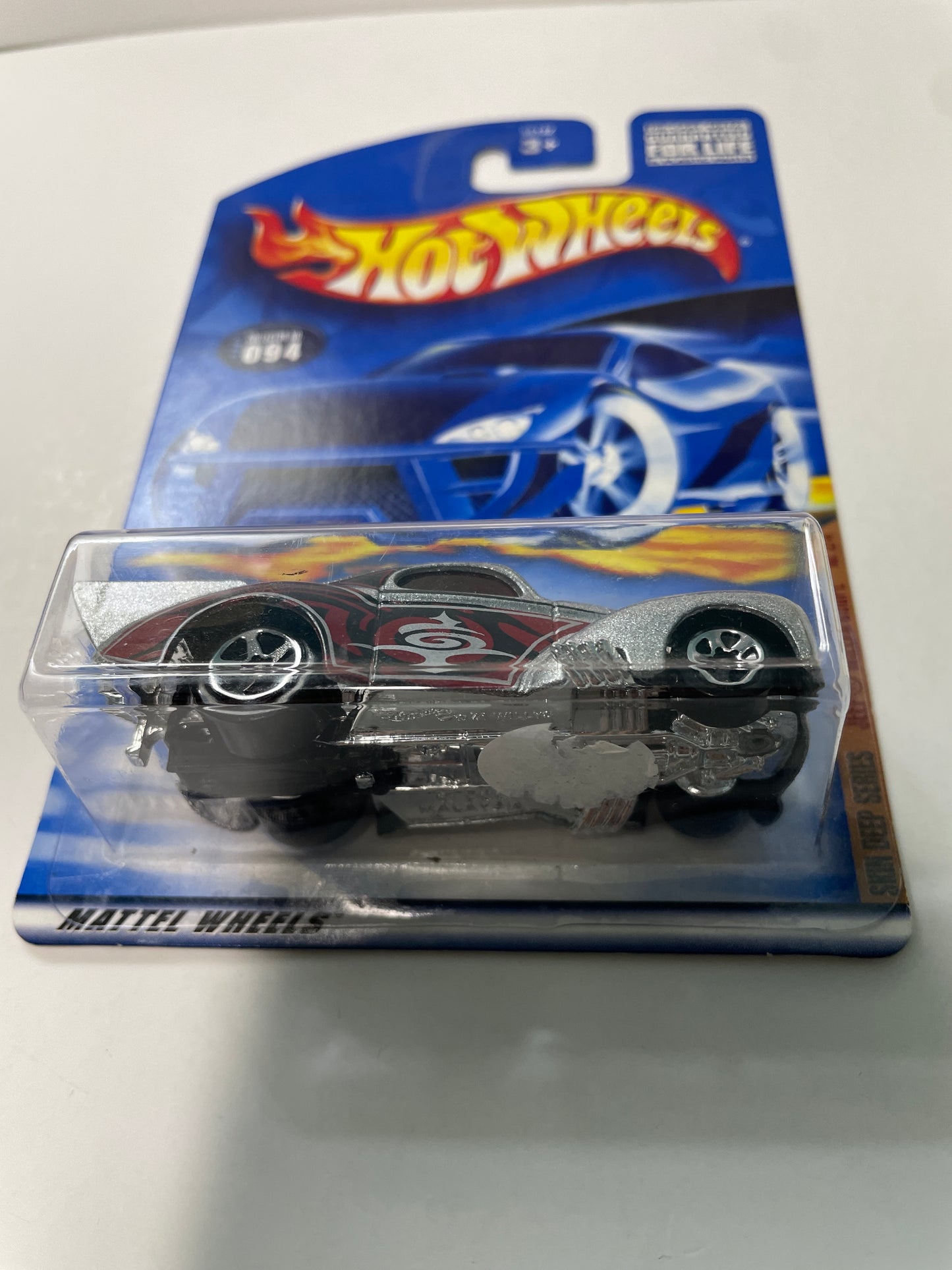 Hot Wheels 1/64 Jeep Willys Coupe Silver - Damaged Box