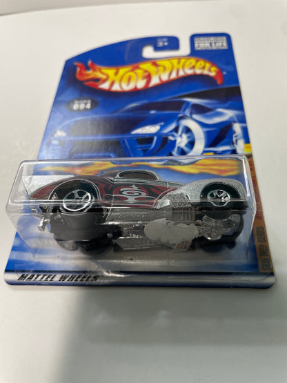 Hot Wheels 1/64 Jeep Willys Coupe Silver - Damaged Box