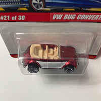 Hot Wheels 1/64 Classics VW Bug Convertible Red