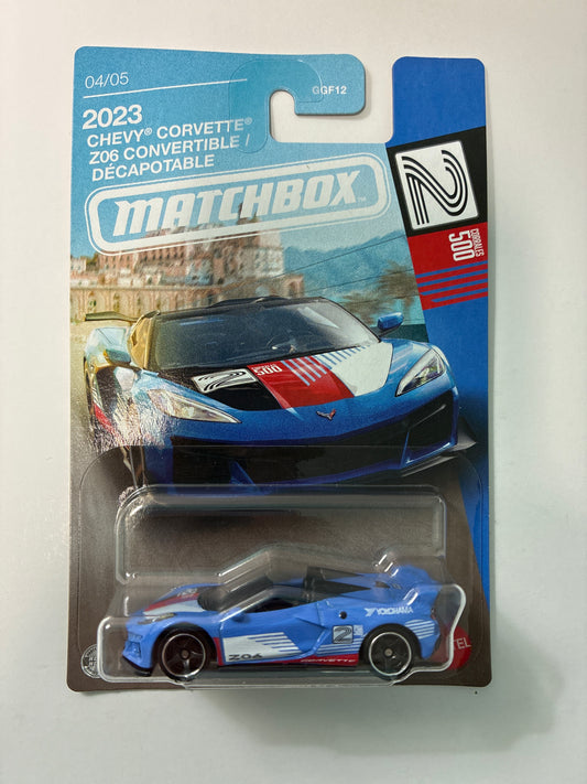 Matchbox 1/64 Super Cars Series 2023 Chevy Corvette Z06 Convertible/ Decapotable Blue - JJR53