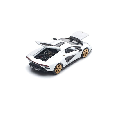 Pop Race 1/64 Lamborghini Countach LPI 800-4 White