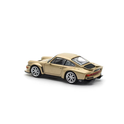 Pop Race 1/64 Porsche Singer DLS Turbo Gold - PR64-0132