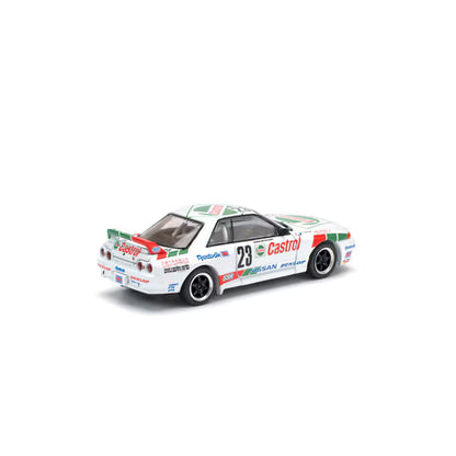 Pop Race 1/64 Nissan Skyline GT-R BNR32 #23 Macau Guia Race 1990 White - PR64-0194