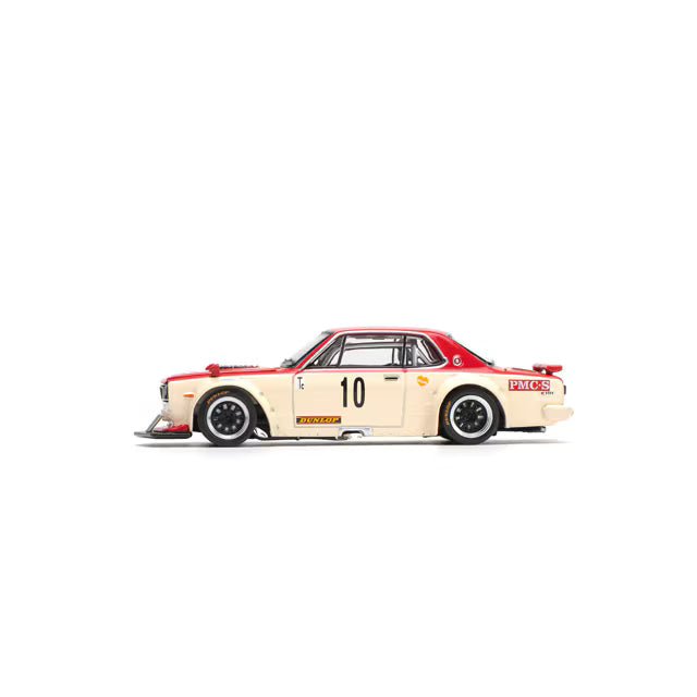 Pop Race 1/64 Nissan Skyline GT-R V8 Drift Hakosuka Watanabe Red - PR64-0075