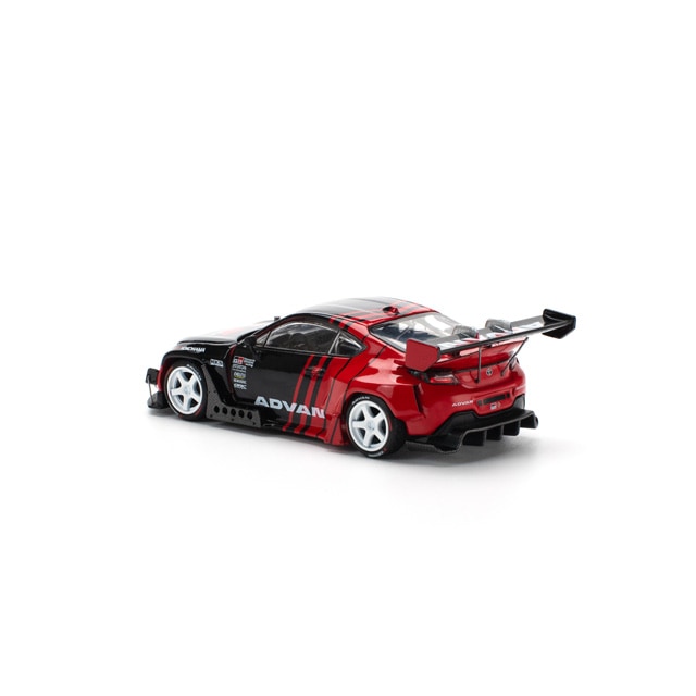 Pop Race 1/64 Pandem GR Toyota 86 Advan Red & Black - PR64-0228