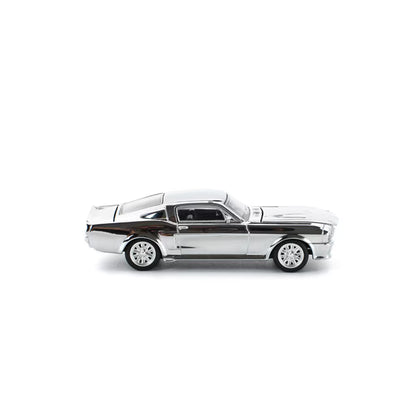 Pop Race 1/64 Ford Shelby Mustang GT500 Chrome - PR64-0312