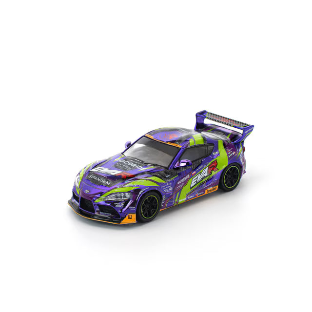 Pop Race 1/64 EVA RT Test Type-01 Goodride Pandem GR Toyota Supra Purple - PR64-0311