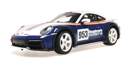 Minichamps 1/18 Porsche 911 Dakar 2022 Roughroads Blue & White