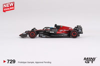 Mini GT 1/64 Alfa Romeo C43 #77 Valtteri Bottas 2023 F1 2023 Australian GP Black & Red