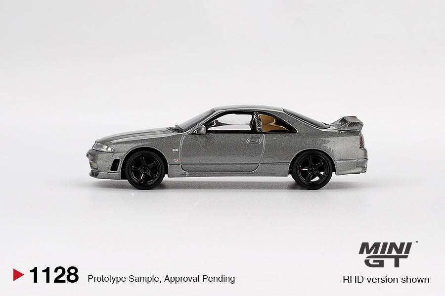 Mini GT 1/64 NISSAN Skyline GT-R NISMO BCNR33 CRS Version Dark Metal Gray - MGT01128