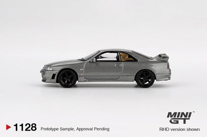 Mini GT 1/64 NISSAN Skyline GT-R NISMO BCNR33 CRS Version Dark Metal Gray - MGT01128
