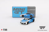 Mini GT 1/64 Porsche 911 Turbo S Safety Car 2023 IMSA Daytona 24 Hrs Blue & White