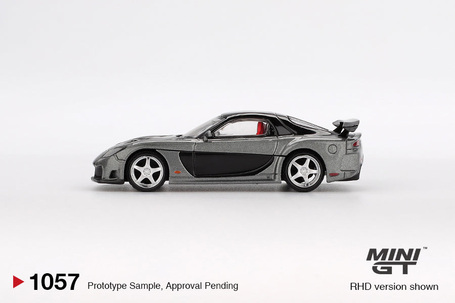 Mini GT 1/64 Mazda RX-7 VeilSide Fortune7 Grey - MGT01057