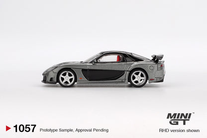 Mini GT 1/64 Mazda RX-7 VeilSide Fortune7 Grey - MGT01057