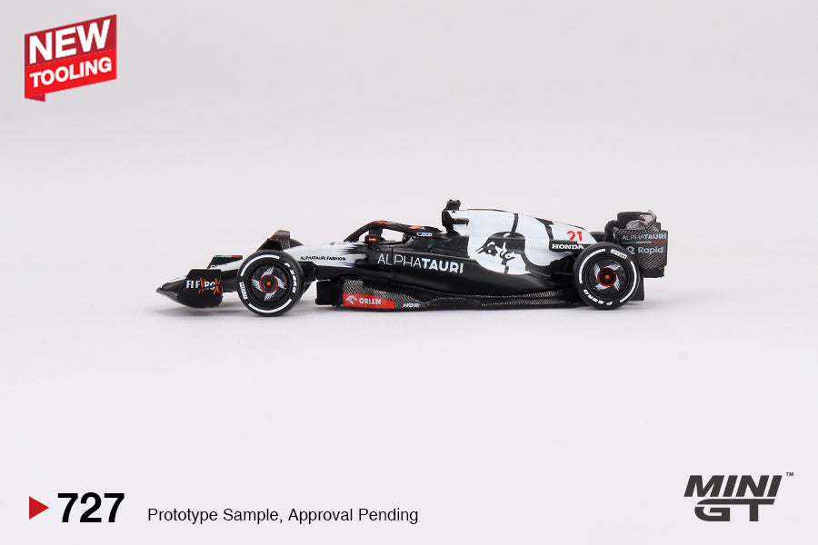 Mini GT 1/64 AlphaTauri AT04 #21 2023 F1 2023 Australian GP Nyck de Vries Black