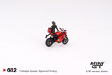 Mini GT 1/64 Ducati Panigale V4 S w/ Ducati Girl