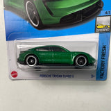 Hot Wheels 1/64 Porsche Taycan Turbo S Green