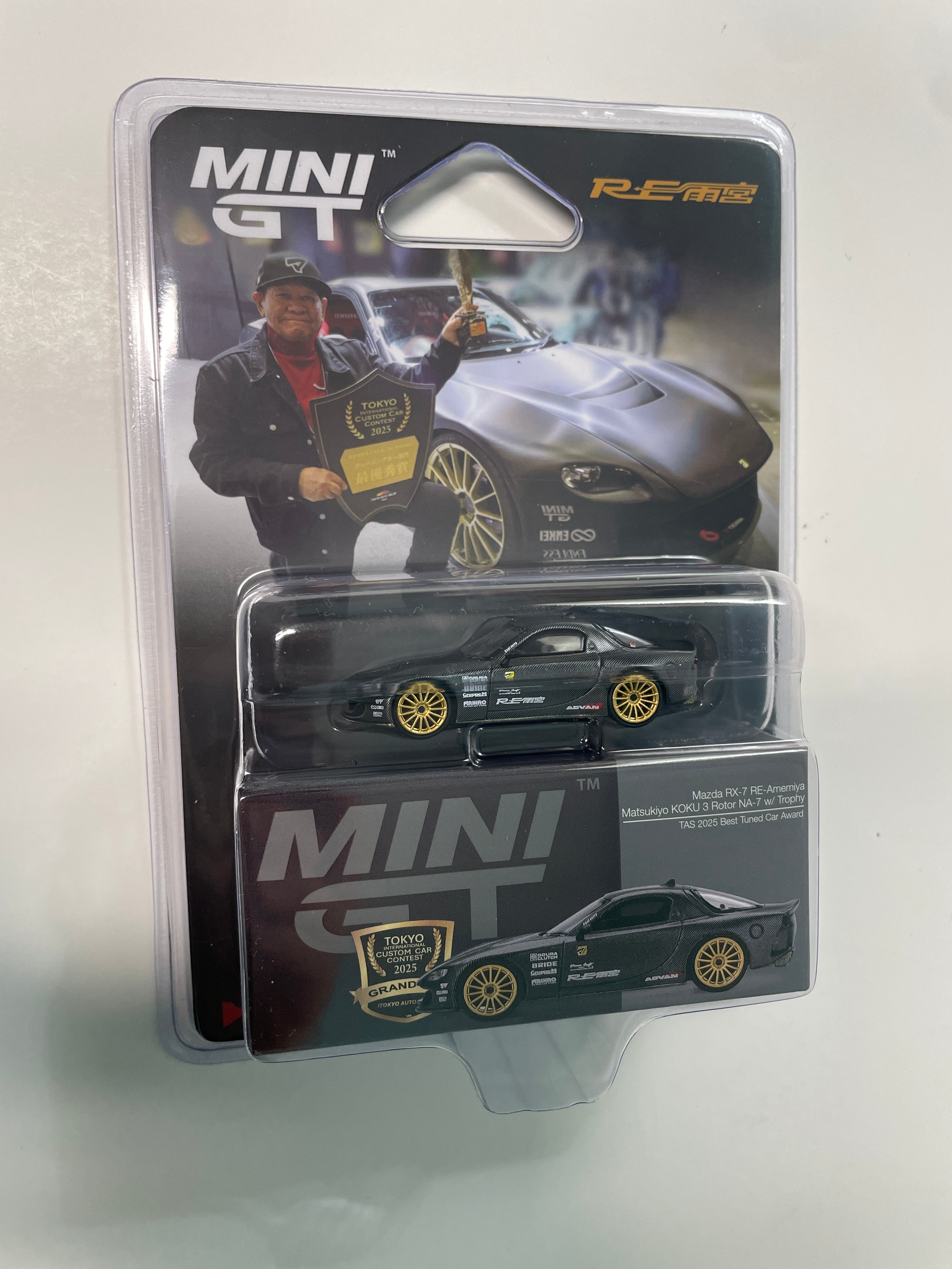 Mini GT 1/64 Tokyo Auto Salon 2026 Mazda Rx-7 RE-Amemiya Matsukiyo