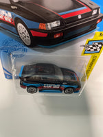 Hot Wheels 1/64 1985 Honda CR-X Black - Damaged Card